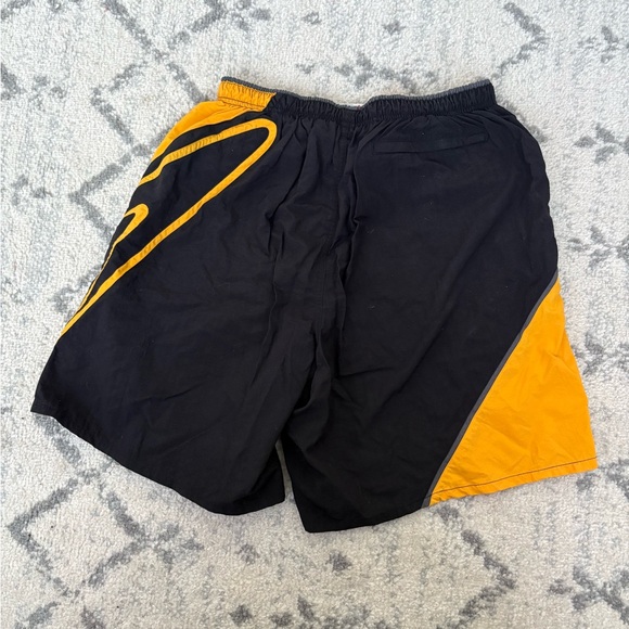 Vintage Speedo Colorblock Swim Trunks Men’s Large Yellow Black - Picture 3 of 3